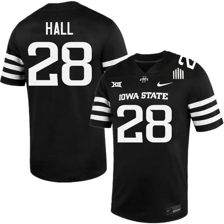 Breece Hall Jersey,Iowa State Cyclones #28 Breece Hall College Jersey Youth-Black